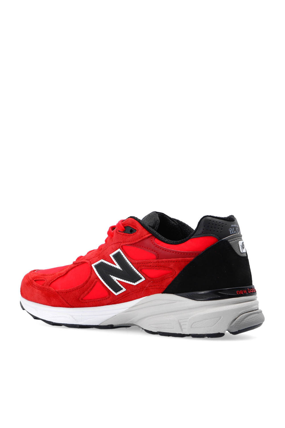 Red and black store new balance 990